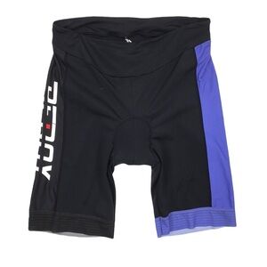 Beroy Black Purple Cycling Shorts Jersey Womens 3XL Bike Quick Dry Padded